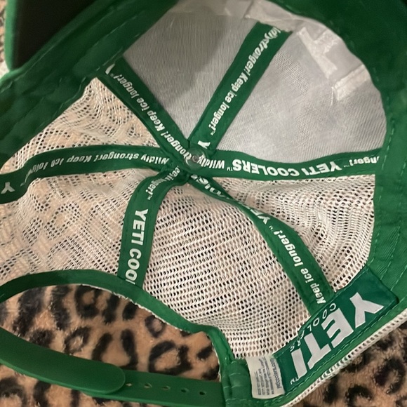 Yeti Coolers Green Trucker SnapBack Hat - Picture 2 of 3